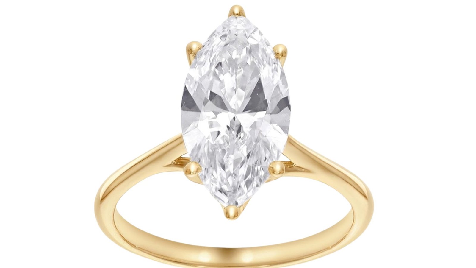 LG - 14K 3.00CT D-RING LDS MARQ CERTIFIED